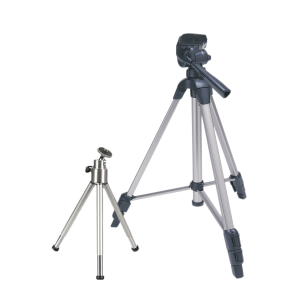 Tripié universal para cámara digital o profesional hecho en Cuerpo de aluminio.