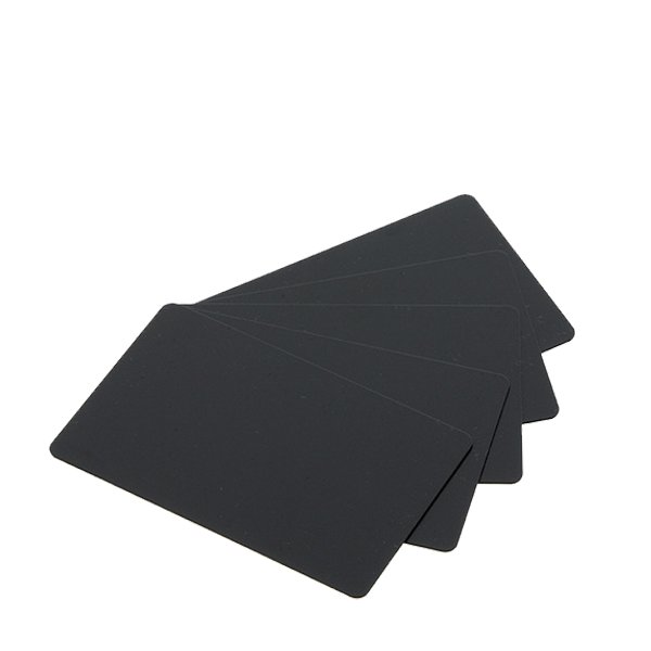 Tarjeta PVC negro .30” (Paquete de 100 pzs.)
