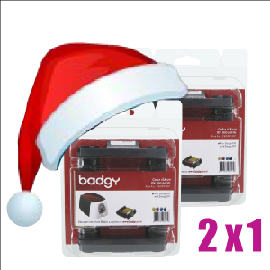 Ribbon Evolis Badgy CBGR0100C (2x1)