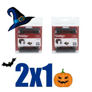 Ribbon Evolis Badgy CBGR0100C (2x1)