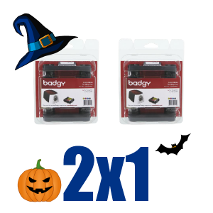 Ribbon Evolis Badgy CBGR0100C (2x1)