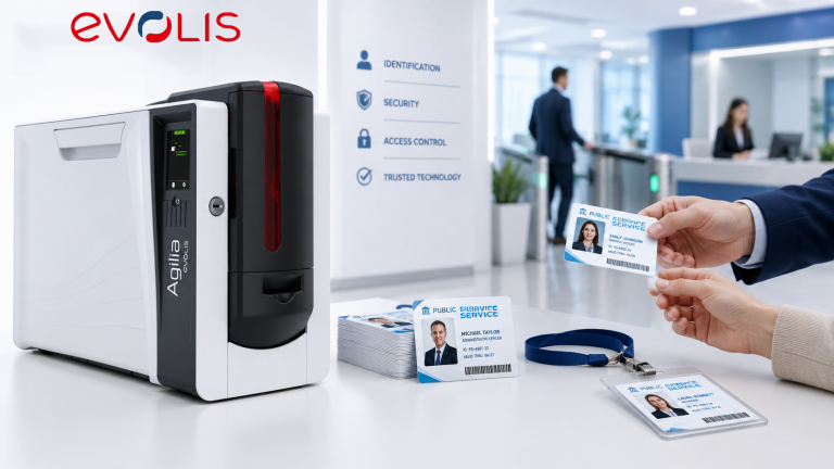 Impresoras de tarjetas Evolis para instituciones gubernamentales: orden, identificación y control