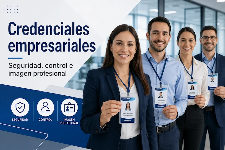Credenciales empresariales: seguridad, control e imagen profesional