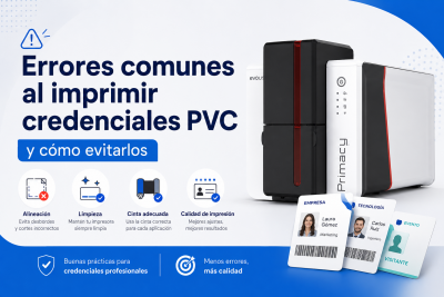 Errores comunes al imprimir credenciales PVC y cómo evitarlos