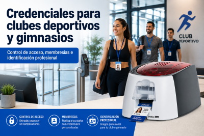 Importancia de las impresoras de credenciales en clubes deportivos y gimnasios