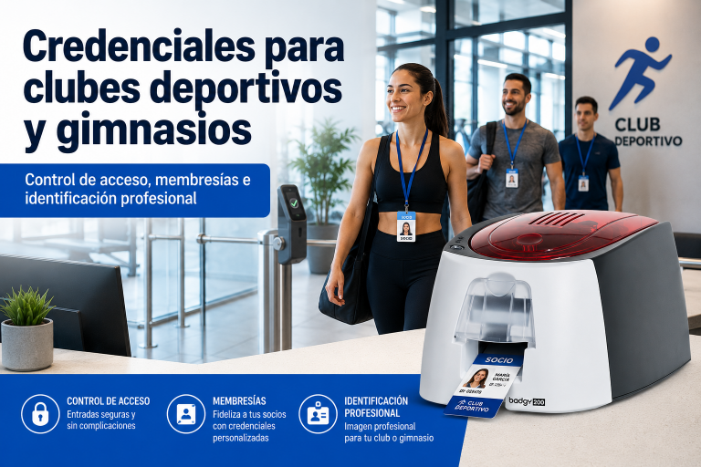 Importancia de las impresoras de credenciales en clubes deportivos y gimnasios