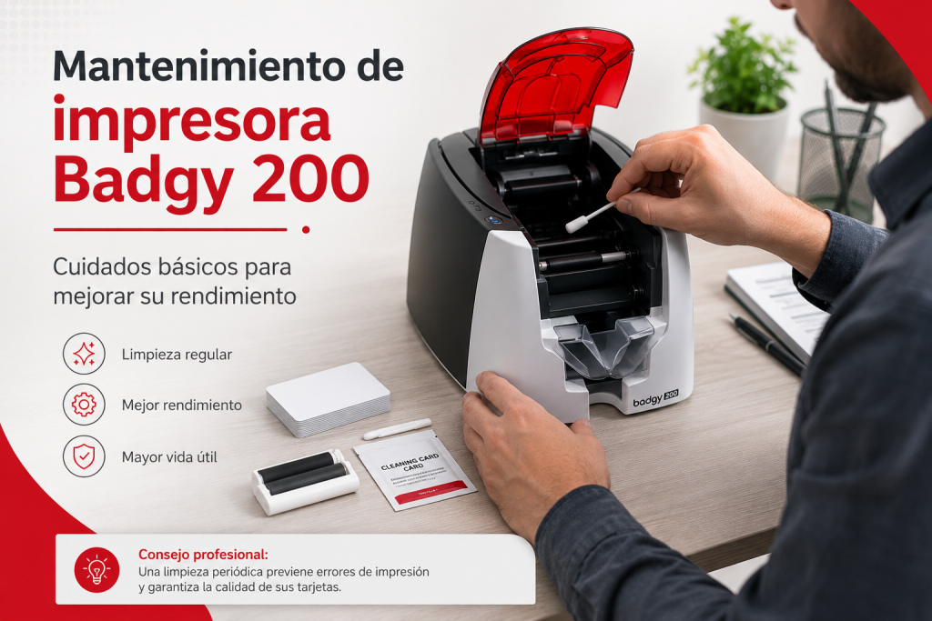 Mantenimiento de impresora Badgy 200: cómo cuidar tu equipo para imprimir mejor