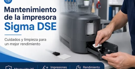 Mantenimiento de la impresora Sigma DSE limpieza y cuidados esenciales
