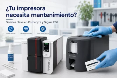 Señales de que una impresora de credenciales necesita mantenimiento