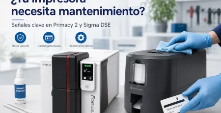 Señales de que una impresora de credenciales necesita mantenimiento