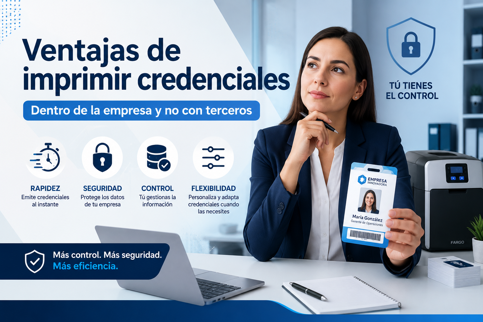 Ventajas de imprimir credenciales dentro de la empresa y no con terceros