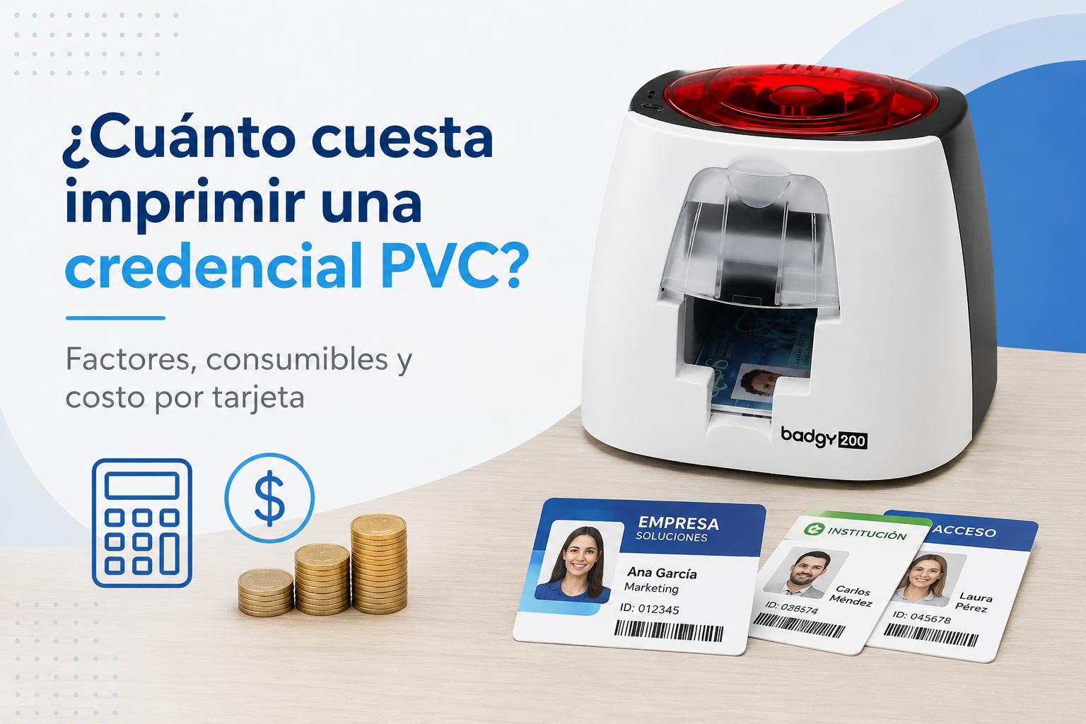Cuánto cuesta imprimir una credencial PVC