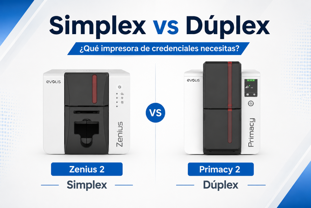 Impresora de credenciales simplex vs dúplex: ¿cuál necesitas?