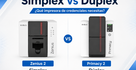 Impresora de credenciales simplex vs dúplex ¿cuál necesitas