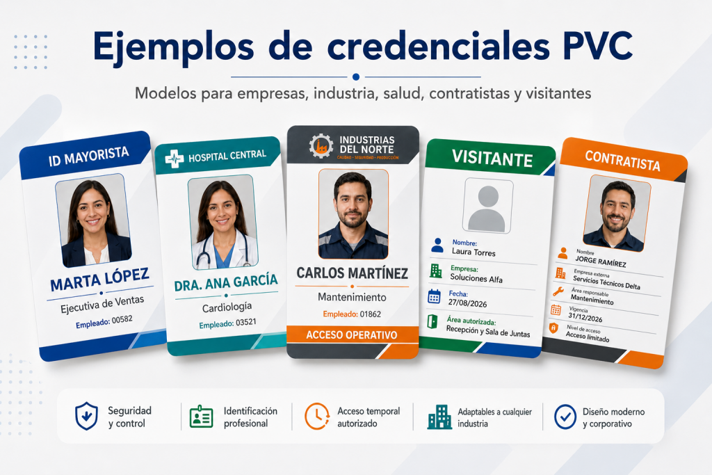 ¿Qué información debe llevar una credencial de empleado?