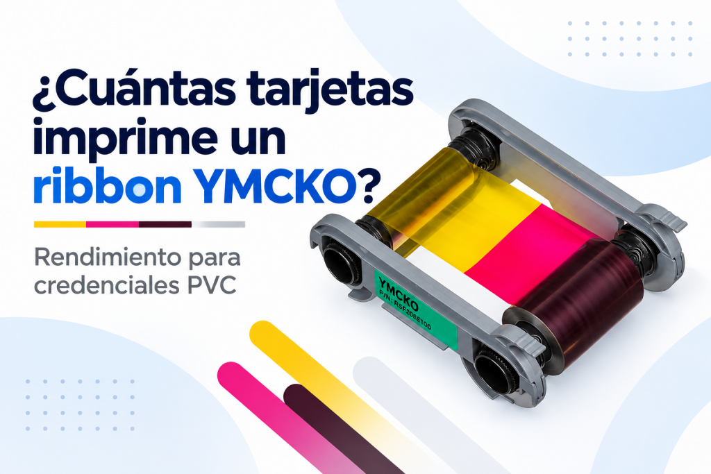 ¿Cuántas tarjetas puedo imprimir con un ribbon YMCKO?