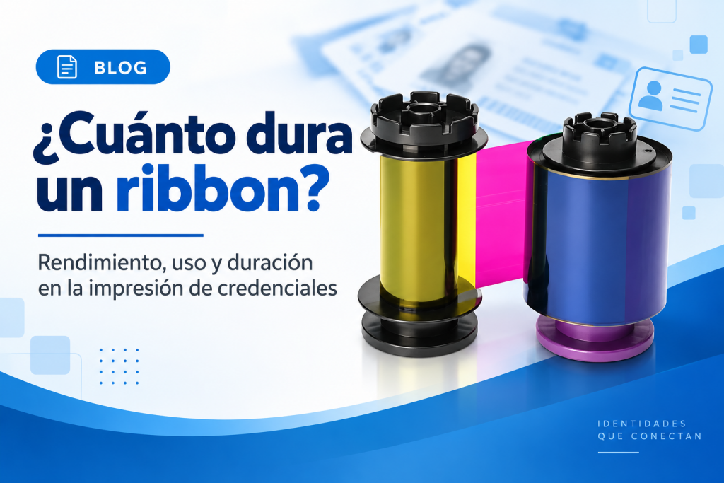 ¿Cuánto dura un ribbon para impresora de tarjetas?