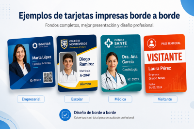 Qué es la impresión de borde a borde en una impresora de tarjetas