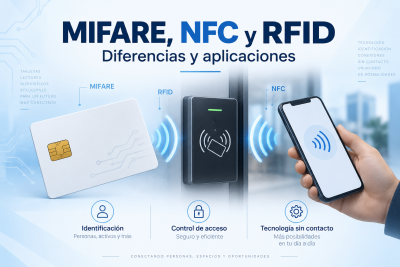Tarjetas MIFARE, NFC y RFID diferencias y aplicaciones
