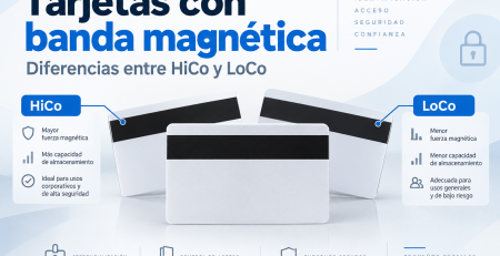 Tarjetas PVC con banda magnética diferencias entre HiCo y LoCo