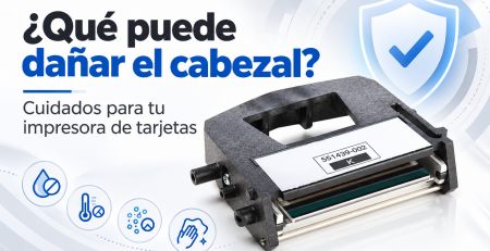 Qué puede dañar el cabezal de una impresora de tarjetas