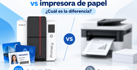 Impresora de tarjetas vs impresora de papel