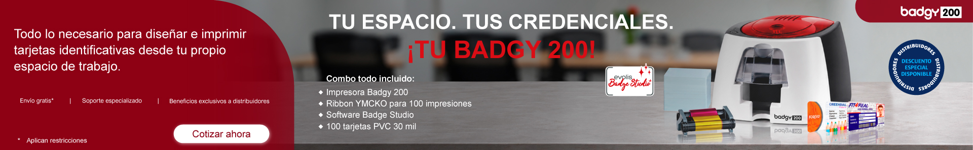 Impresora Evolis Badgy 200