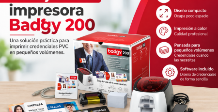 Ventajas de la impresora Badgy 200 para imprimir credenciales PVC